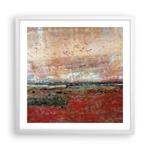 Affisch i vit ram - Kanske är det havet - 50x50 cm