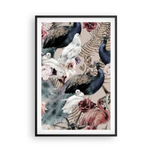 Affisch i svart ram - I palatsträdgården - 61x91 cm