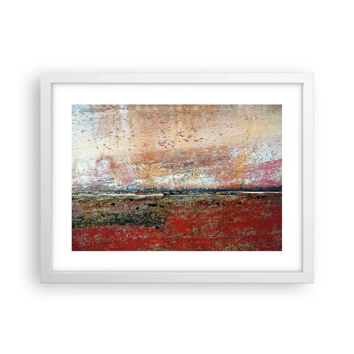 Affisch i vit ram - Kanske är det havet - 40x30 cm