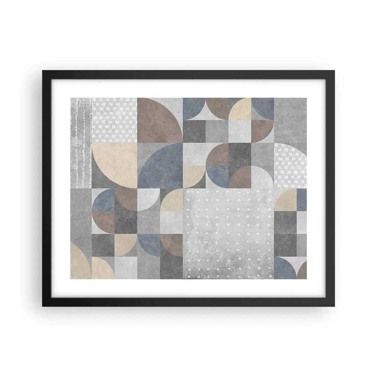 Affisch i svart ram - Keramisk fantasi - 50x40 cm