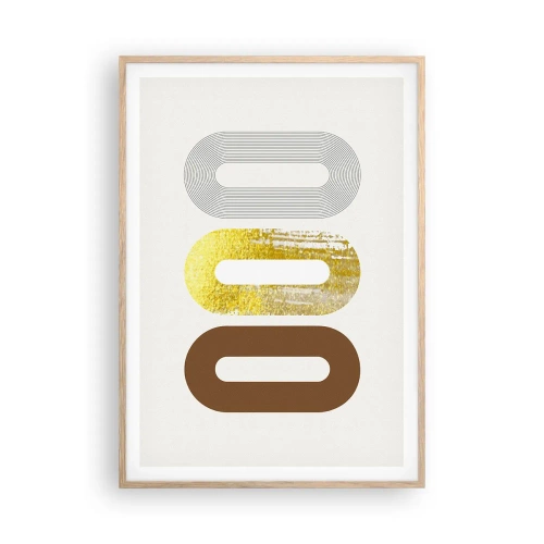 Affisch i ram av ljusek - Ooo! - 70x100 cm
