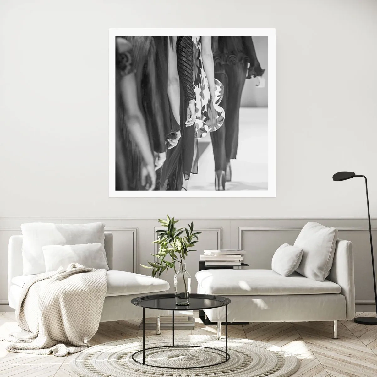 Affisch - En elegant parad - 50x50 cm