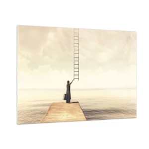 Glastavla - Bild på glas - Magisk resa - 100x70 cm