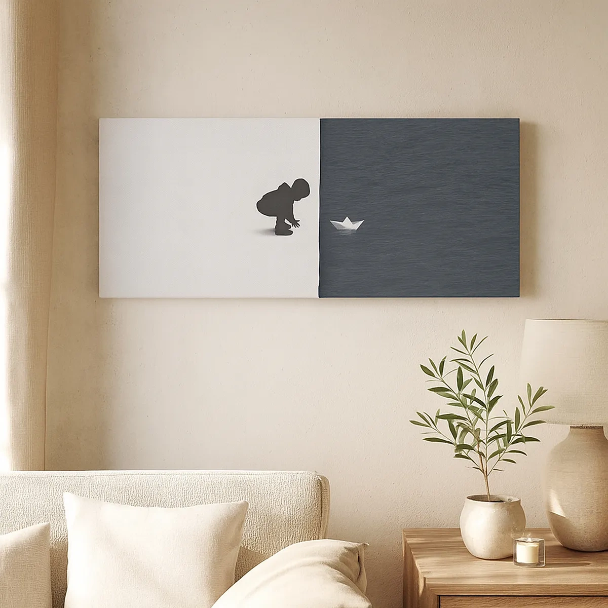 Canvastavla - Bild på duk - En stor expedition - 30x30 cm