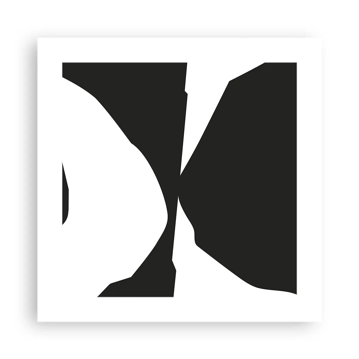 Affisch - Positiv-negativ - 40x40 cm