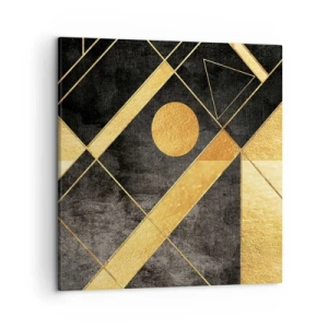 Canvastavla - Bild på duk - Öknens sol - 50x50 cm