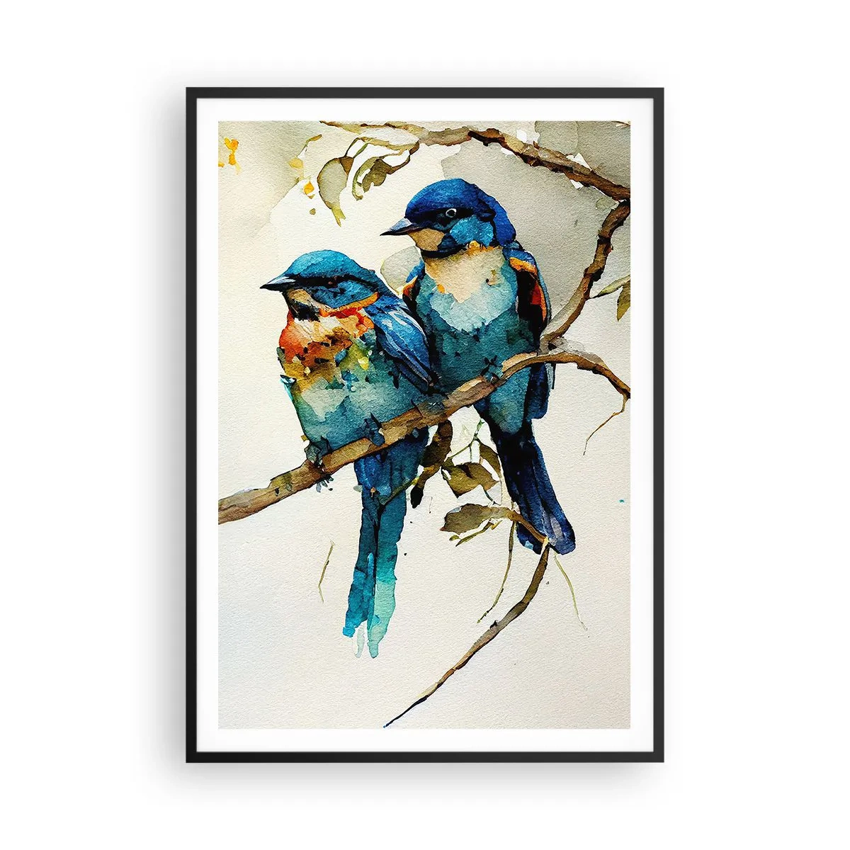 Affisch i svart ram - Sur? - 70x100 cm