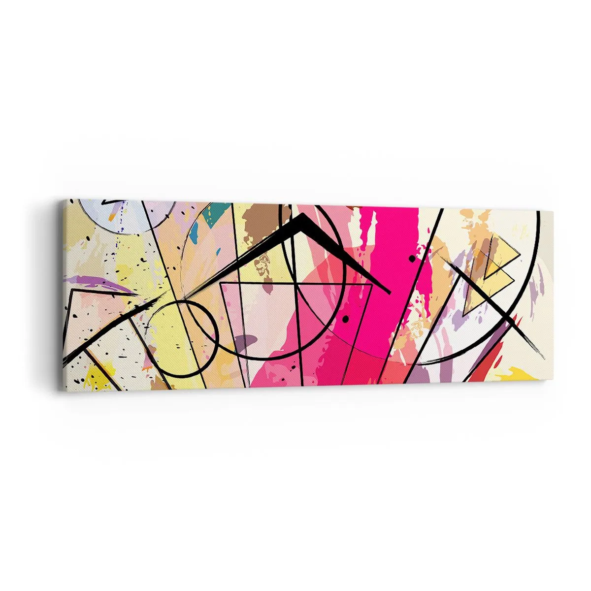 Canvastavla - Bild på duk - Explosion  - 90x30 cm