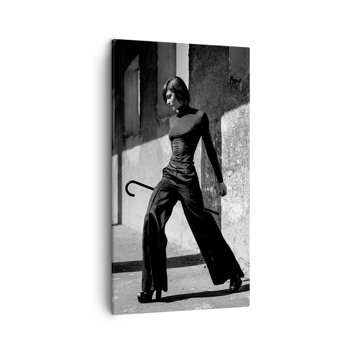 Canvastavla - Bild på duk -  Stadselegans - 45x80 cm