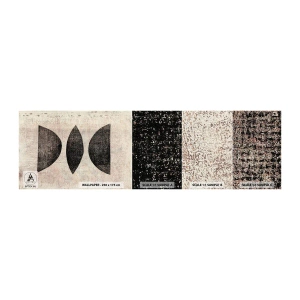 Fototapet Prov Standard Eco - Etnisk abstraktion - Abstraktion, Bit, Modern konst - 100x30 cm