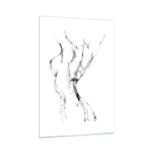 Glastavla - Bild på glas - Vacker och stark - 80x120 cm