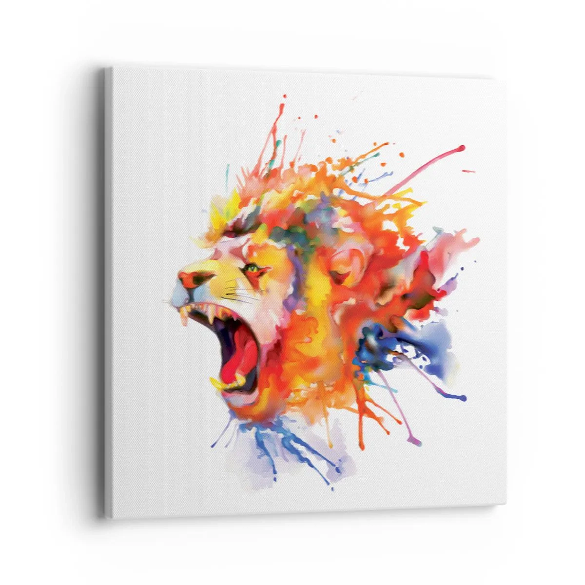 Canvastavla - Bild på duk - Explodera med ilska - 40x40 cm