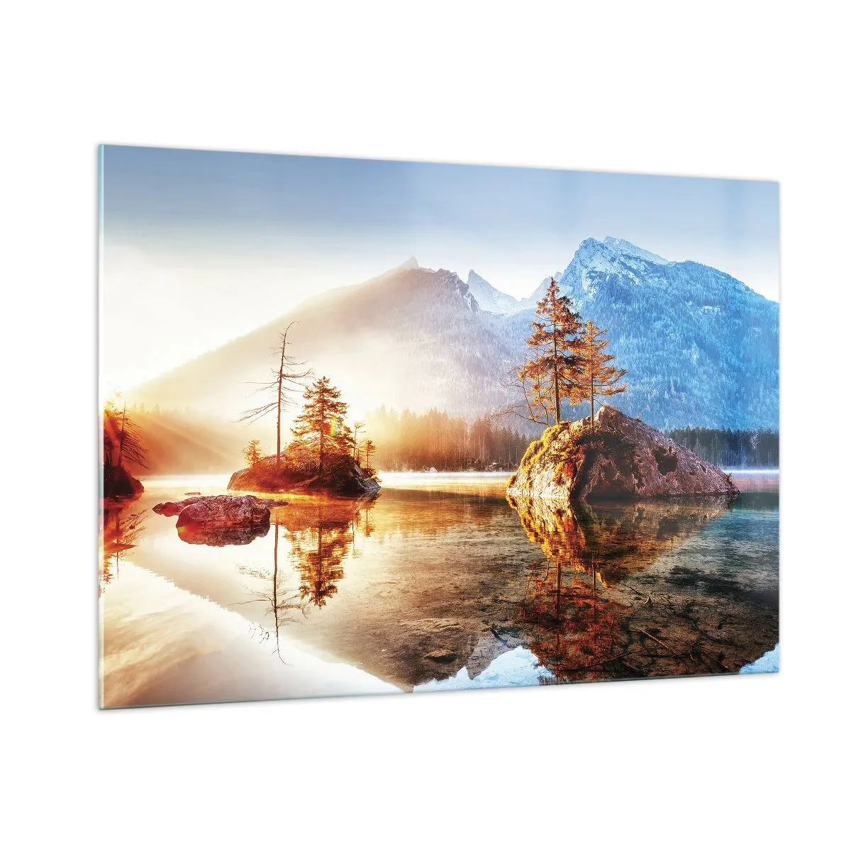 Glastavla - Bild på glas - Naturen i ett nytt ljus - 100x70 cm
