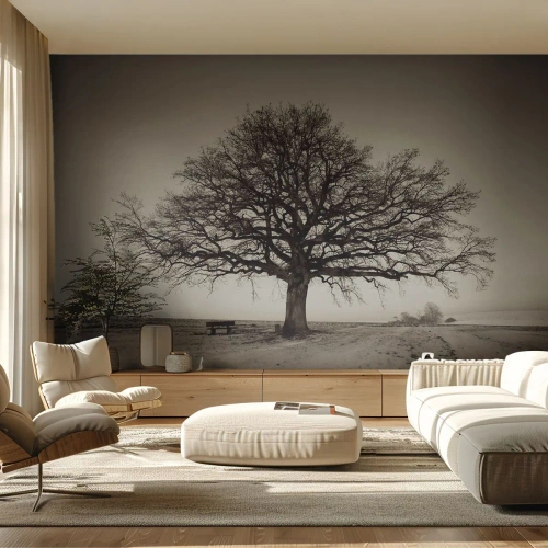 Fototapet Premium Sand - Härifrån till evighet - Landskap, Träd, Natur - 100x70 cm
