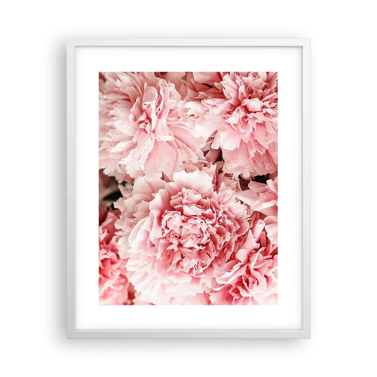 Affisch i vit ram - Rosa dröm - 40x50 cm