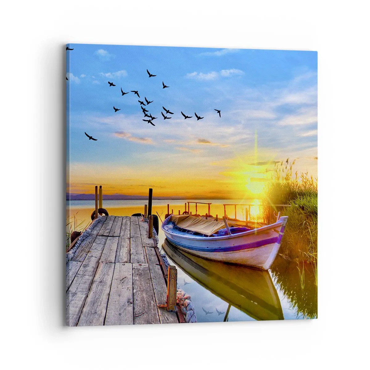 Canvastavla - Bild på duk - Adjö, vi ses imorgon - 70x70 cm