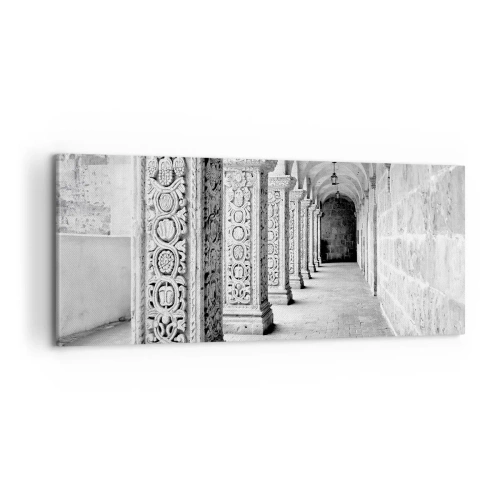 Canvastavla - Bild på duk - Och vart tar det vägen? - 100x40 cm