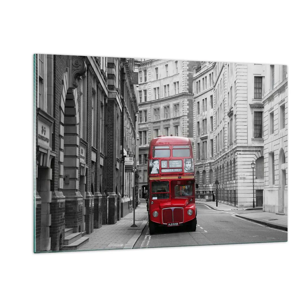 Glastavla - Bild på glas - Vardagen behöver inte vara grå - 120x80 cm