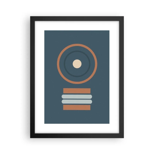 Affisch i svart ram - Sakens kärna - 30x40 cm