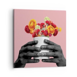 Canvastavla - Bild på duk - Livets apoteos - 70x70 cm