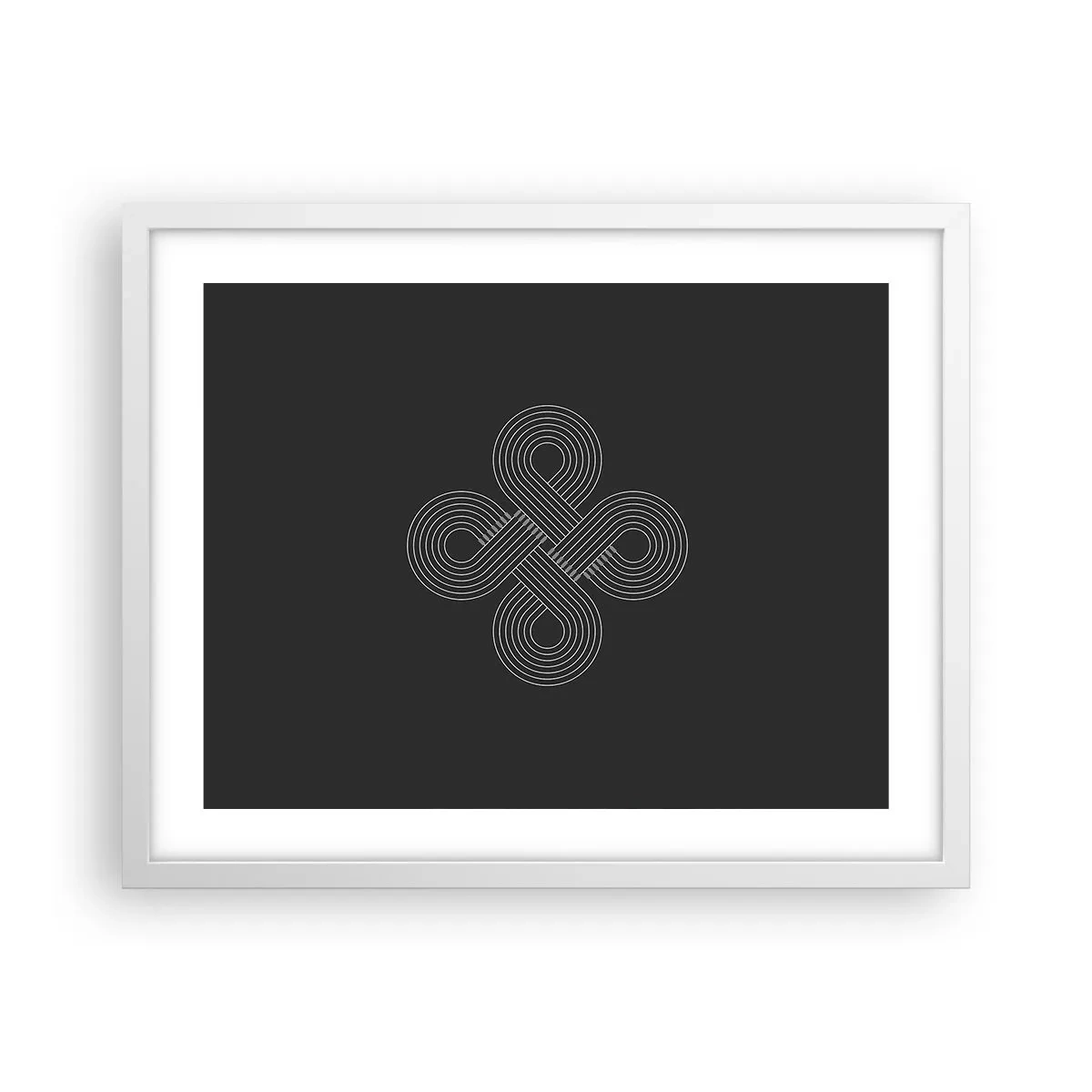 Affisch i vit ram - I keltisk anda - 50x40 cm