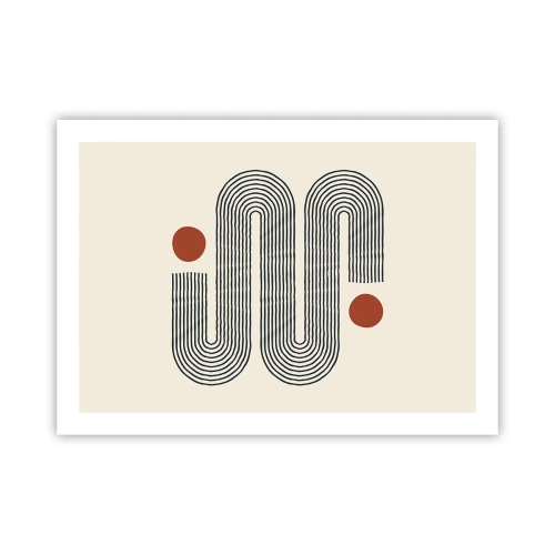 Affisch - från början till slutet - 70x50 cm