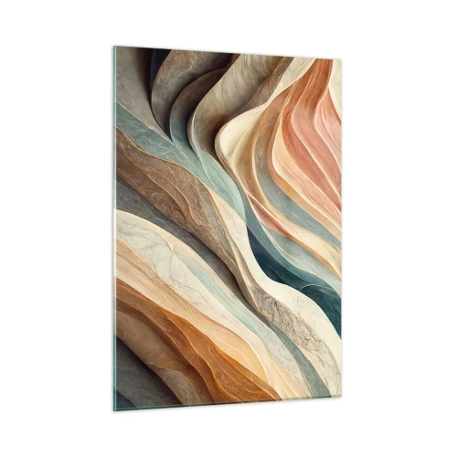 Glastavla - Bild på glas - Ögonblick före förändring - 50x70 cm