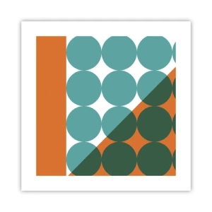 Affisch - Uppåt och på diagonalen - 40x40 cm