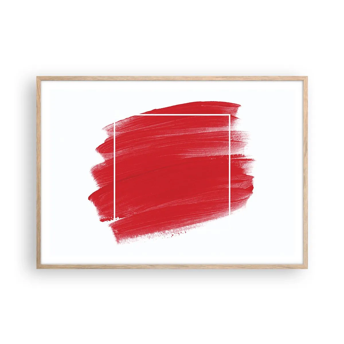 Affisch i ram av ljusek - Utanför ramen - 100x70 cm