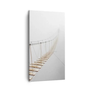 Canvastavla - Bild på duk - Vart leder den dig? - 45x80 cm