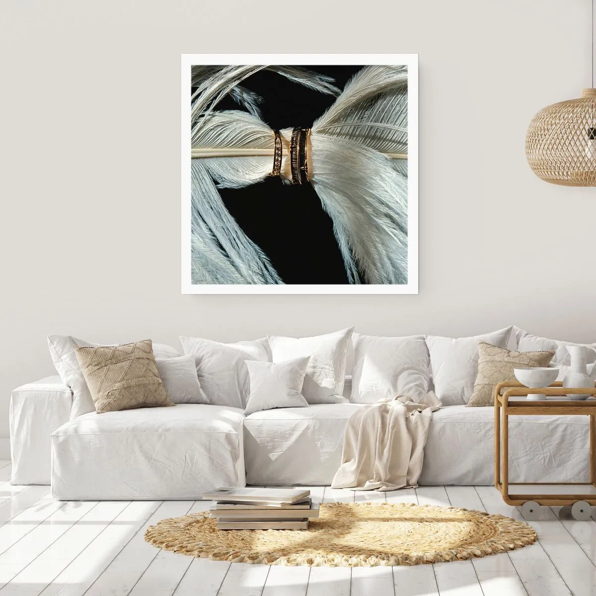 Affisch - ...och jag lämnar inte dig… - 40x40 cm