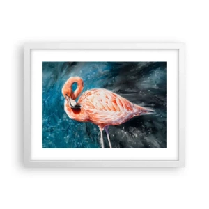 Affisch i vit ram - Dekorativt till sin natur - 40x30 cm