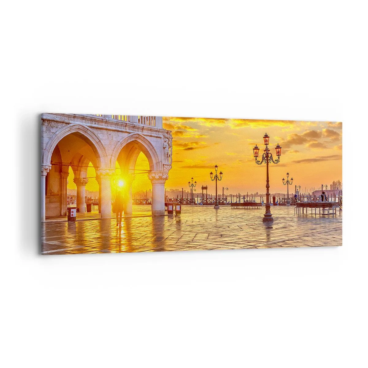 Canvastavla - Bild på duk - Var är alla? - 120x50 cm