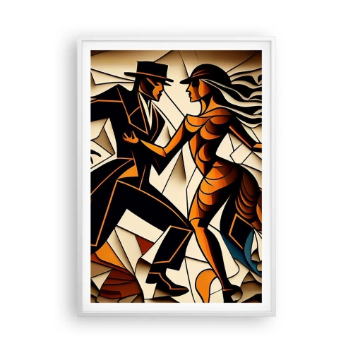 Affisch i vit ram - Passionsdans - 70x100 cm