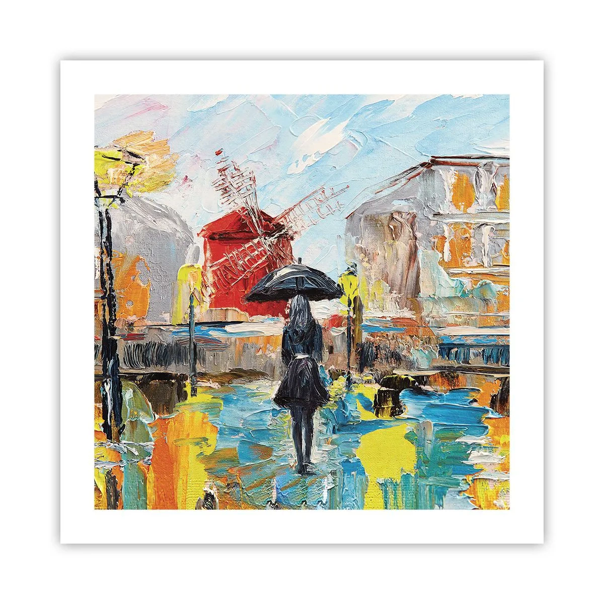 Affisch - Parislegender - 50x50 cm
