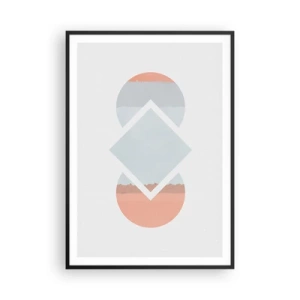 Affisch i svart ram - Situationen är klar - 70x100 cm