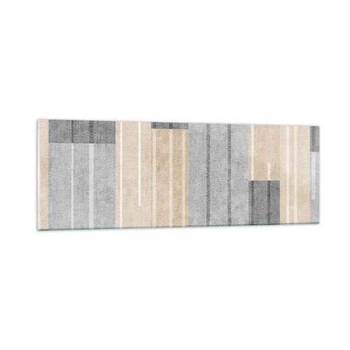 Glastavla - Bild på glas - Komposition: allt i lod - 90x30 cm