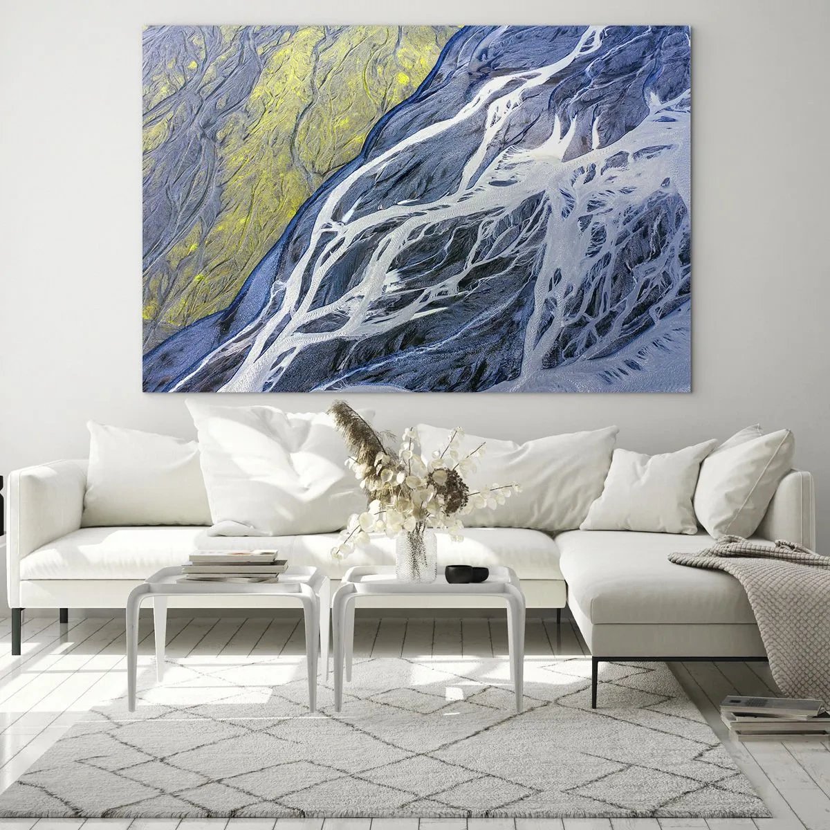 Glastavla - Bild på glas - Naturens grottmålningar - 100x70 cm