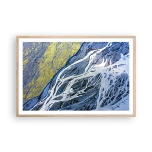 Affisch i ram av ljusek - Naturens grottmålningar - 91x61 cm