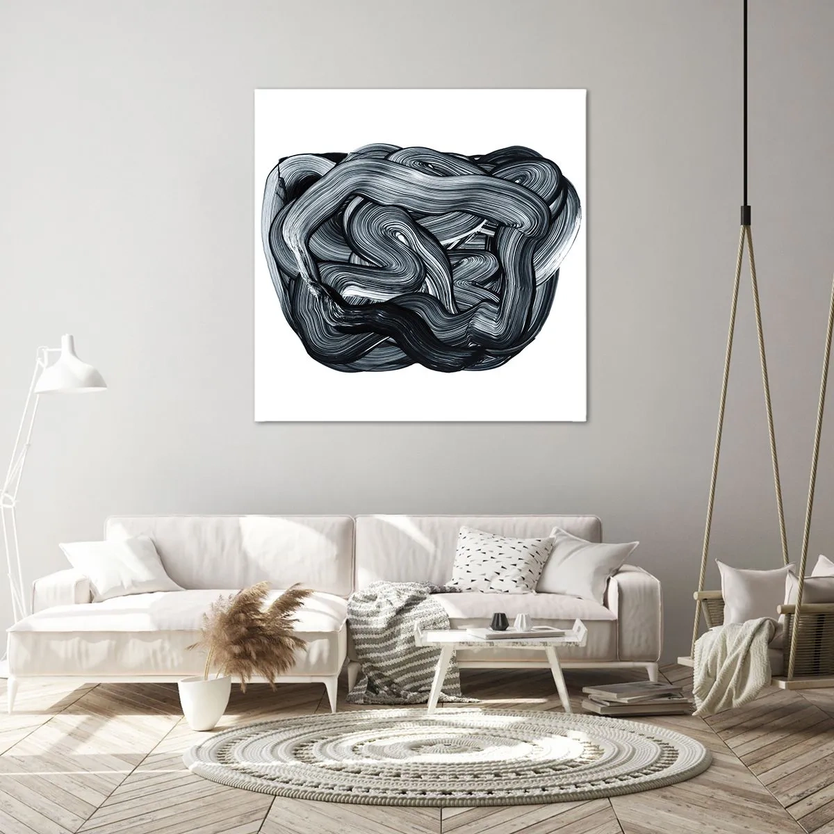 Canvastavla - Bild på duk - Det är inte så enkelt - 40x40 cm