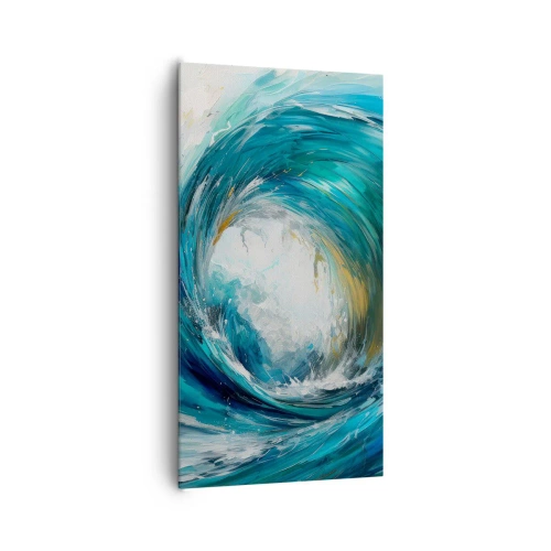 Canvastavla - Bild på duk - Havsportal - 65x120 cm