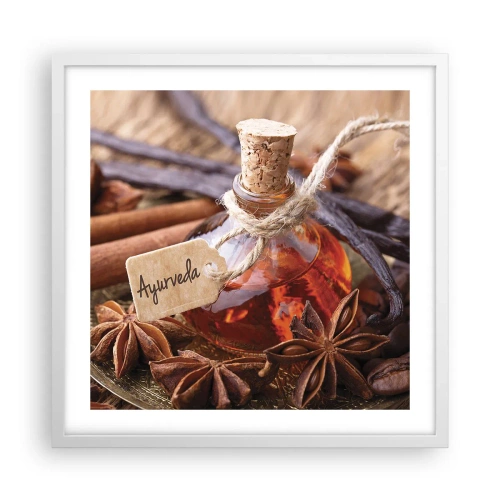 Affisch i vit ram - Mot kroppens och själens enighet - 50x50 cm