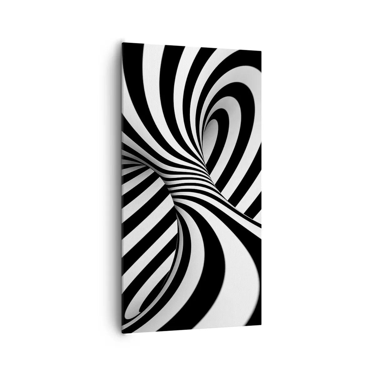 Canvastavla - Bild på duk - Komposition: dansande rum - 65x120 cm