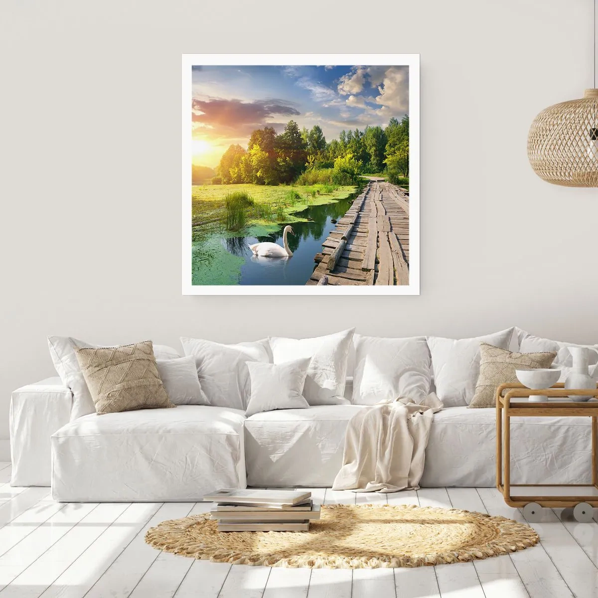 Affisch - Sommar, sommar överallt - 60x60 cm