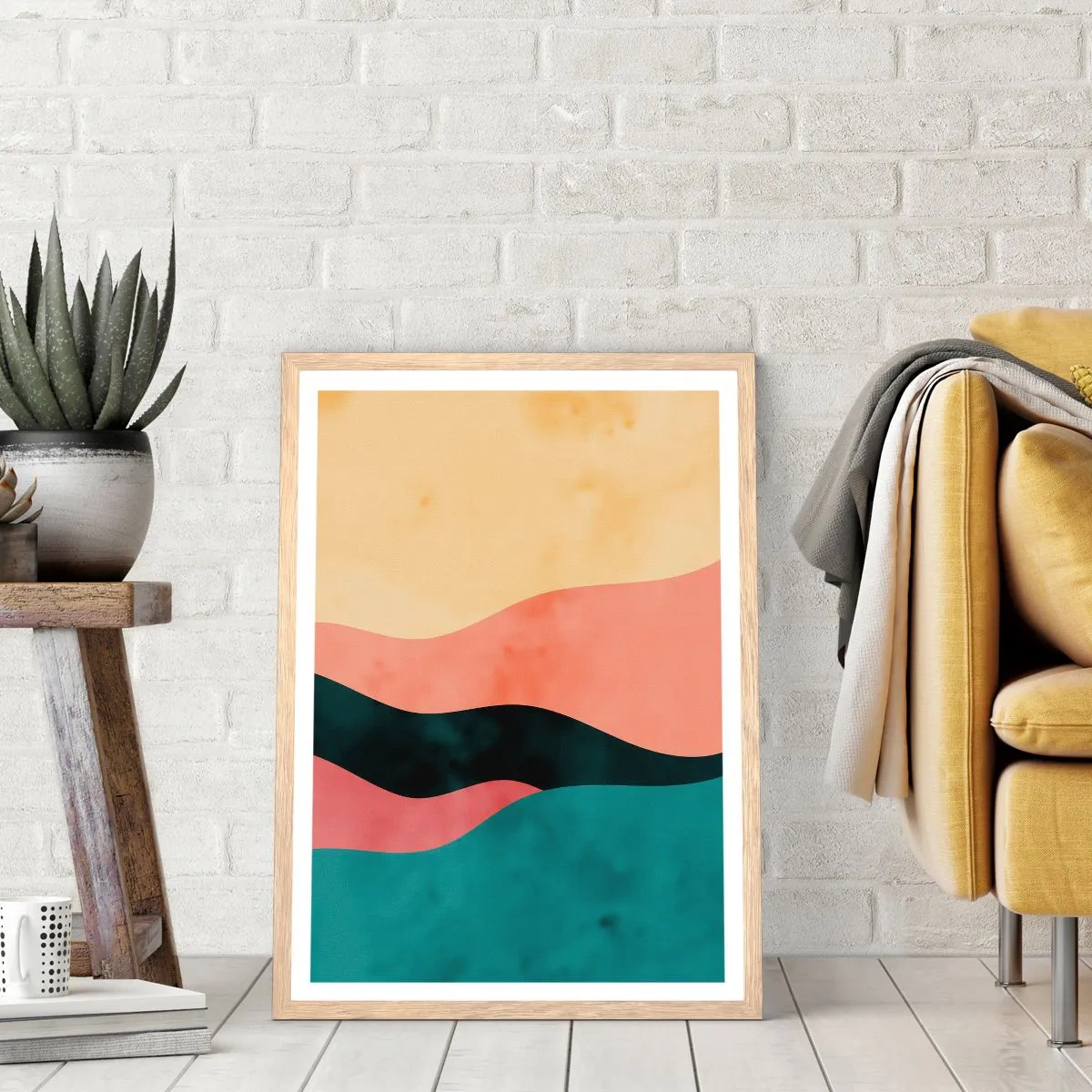 Affisch i ram av ljusek - Enig oenighet - 70x100 cm