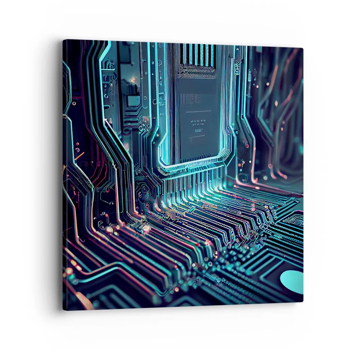 Canvastavla - Bild på duk - Så här tänker jag... - 40x40 cm