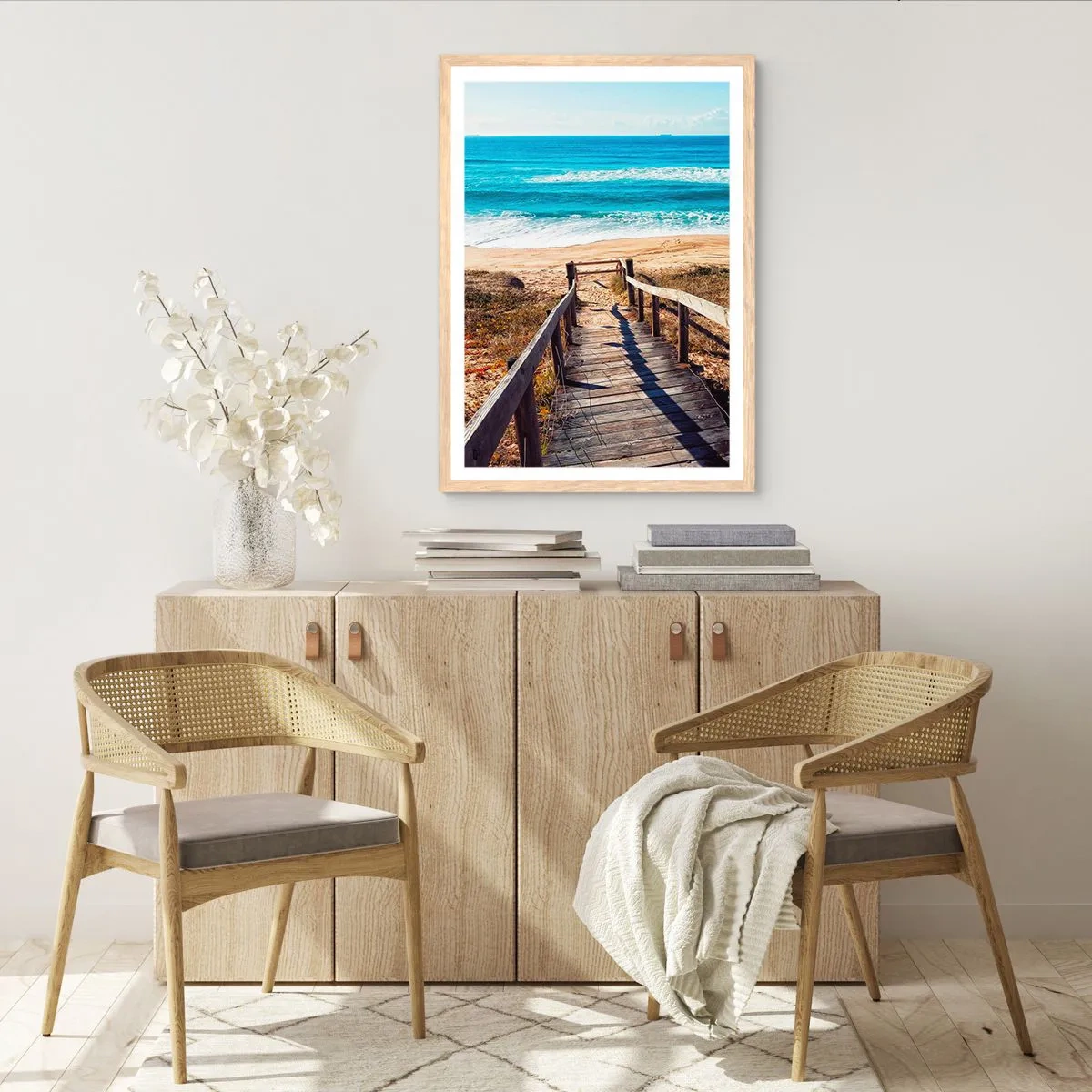 Affisch i ram av ljusek - Spring! - 61x91 cm