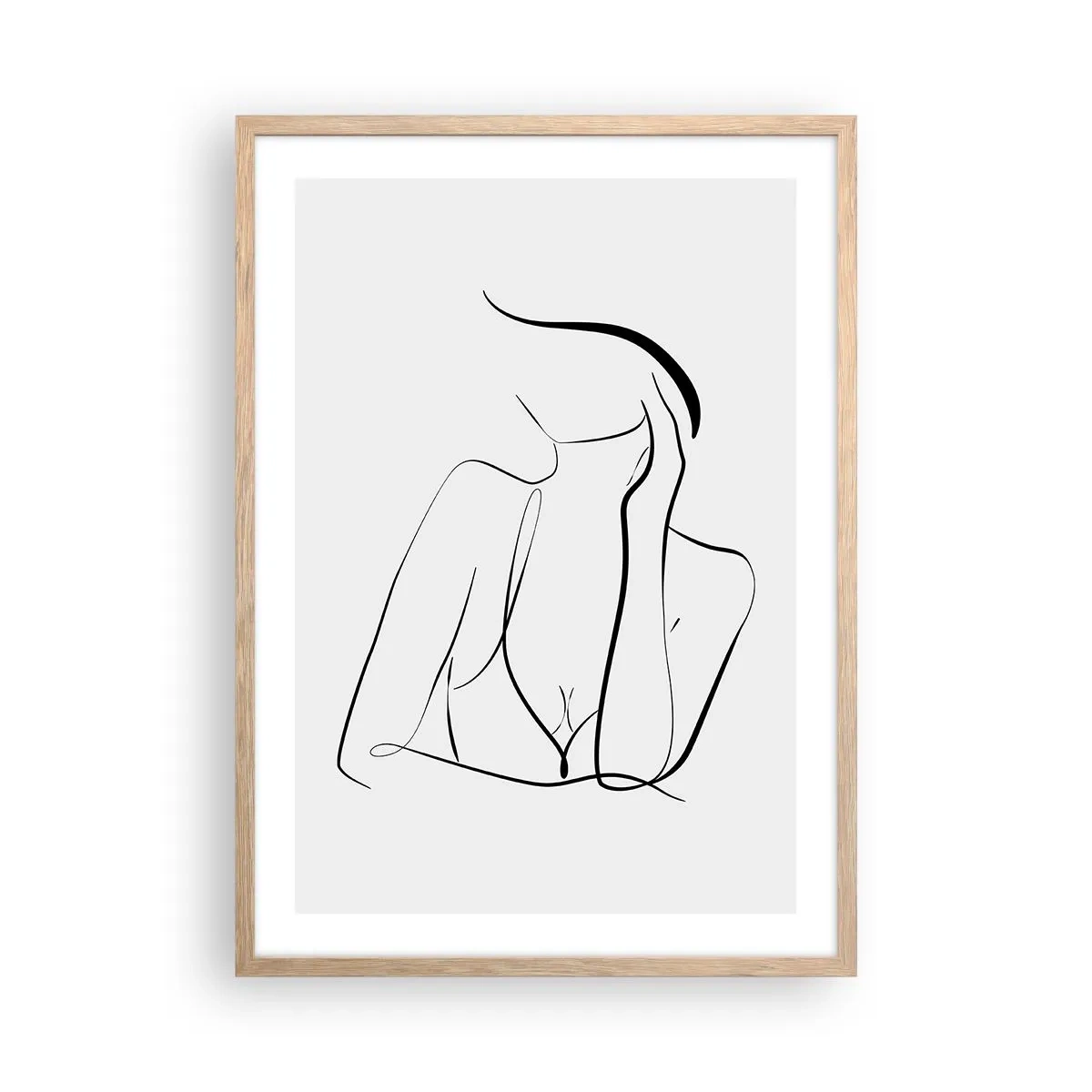 Affisch i ram av ljusek - På drömvågen - 50x70 cm