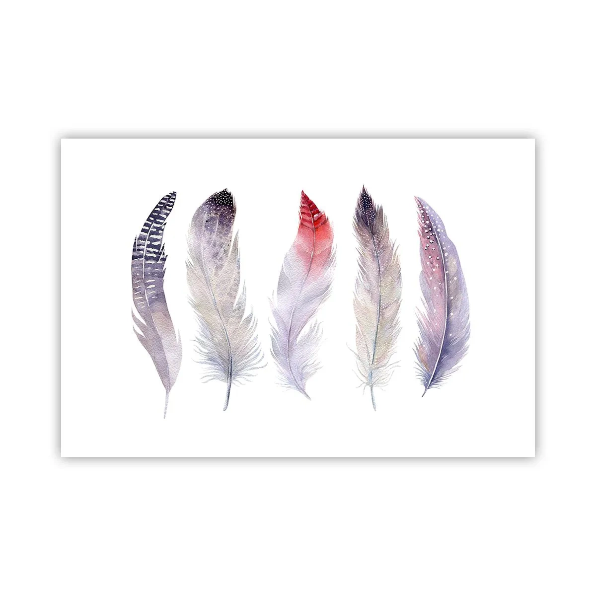 Affisch - Fin som färgrik dimma - 91x61 cm