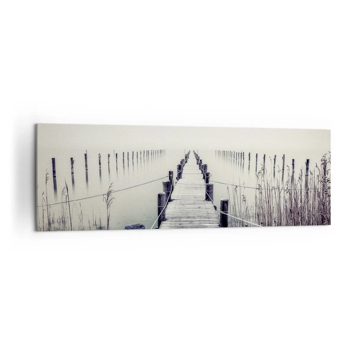 Canvastavla - Bild på duk - Fördjupa dig i frid - 160x50 cm